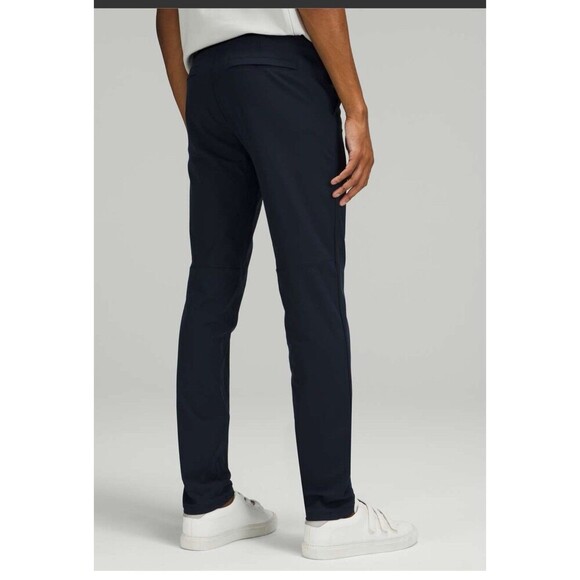 LULULEMON Commission Slim Fit Warpstreme Pant 32x31 Navy Blue Stretch Golf - Picture 5 of 11